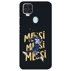 Чехлы для ZTE Blade V2020 (Leo чемпион) (AlphaPrint) (Messi ПСЖ)