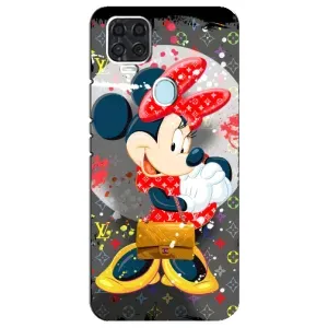 Чехол Disney Mouse ZTE Blade V2020 (PREMIUMPrint) (Minni с бантиком)