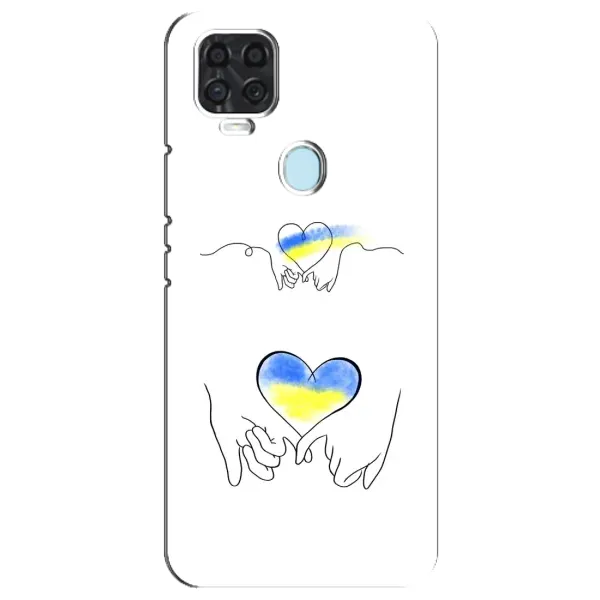 Чехол с принтом «Мир Украине» для ZTE Blade V2020