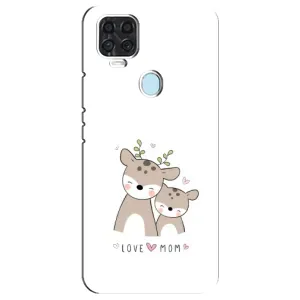 Чехлы для мамы на ZTE Blade V2020 (Оленята мама и малыш)