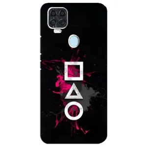 Чехол Гра в кальмара для ZTE Blade V2020 (Символы Игра кальмара)