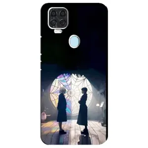 Чехлы Венсдей на ZTE Blade V2020 Уэнсдей (AlphaPrint) (Уэнздей и Инид)