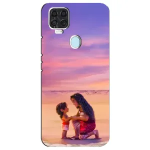 Чехол с мультфильмом Моана ZTE Blade V2020 (Маленькая Ваяна)