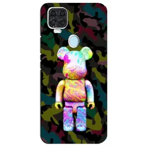 Чехлы для ZTE Blade V2020 - Bearbrick Louis Vuitton (PREMIUMPrint) (Яркий Bearbrick)