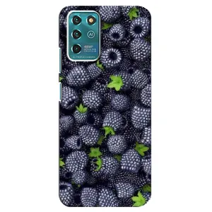 Чехлы с Фруктами для ZTE Blade V30 Vita (VPrint) (Ежевика)