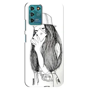 Чехол с печатью для ZTE Blade V30 Vita - (Мода) (AlphaPrint) (Фото девочки)