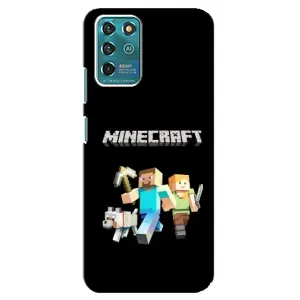 Чехол Майнкрафт на ZTE Blade V30 Vita (AlphaPrint) Minecraft (герои Minecraft)