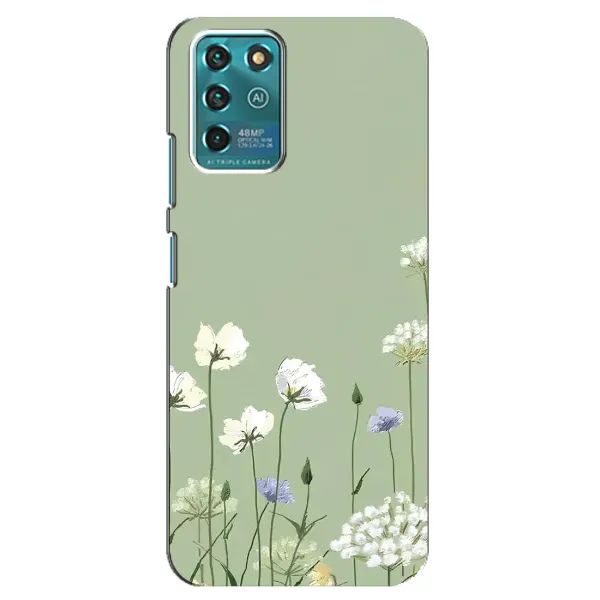 Чохол з принтом «Квіти на зеленому» для ZTE Blade V30 Vita
