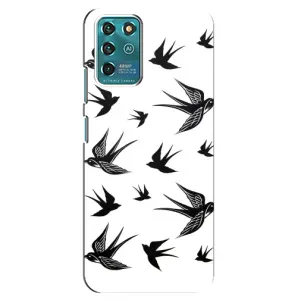 Чехол с птицами на ZTE Blade V30 Vita (VPrint) (Ласточки)