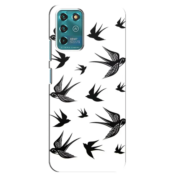 Чехол с принтом «Ласточки» для ZTE Blade V30 Vita