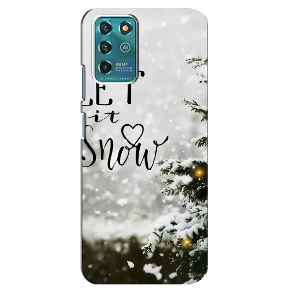 Чехол с принтом «Let it snow» для ZTE Blade V30 Vita