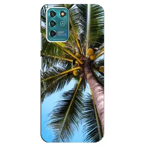 Силиконовый чехол с КАРТИНКАМИ лето для ZTE Blade V30 Vita (AlphaPrint) (Пальма)