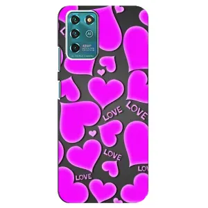 Чехлы для любимой на ЗТЕ Блейд В30 Вита (VPrint) (Pink hearts)
