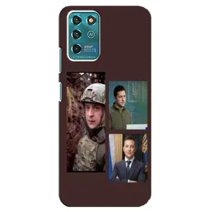 Чехол для ZTE Blade V30 Vita (AlphaPrint - с принтом Зеленского) (Президент)