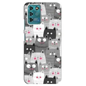 Чехлы с Котиками для ZTE Blade V30 Vita (VPrint) (Рисованные котики)