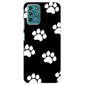 Чехлы с собаками для ZTE Blade V30 Vita (VPrint) (Следы собаки)