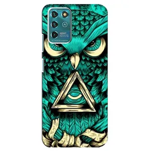 Чехол с птицами на ZTE Blade V30 Vita (VPrint) (Сова с глазом)