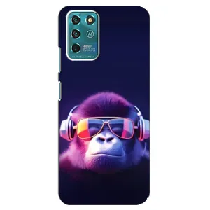 Чехол с Обезьянами ZTE Blade V30 Vita - (AlphaPrint) (Стильная обезьяна)