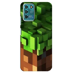 Чехол Майнкрафт на ZTE Blade V30 Vita (AlphaPrint) Minecraft (текстура Майнкрафт)