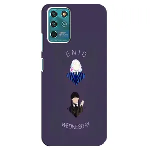 Чехлы Венсдей на ZTE Blade V30 Vita Уэнсдей (AlphaPrint) (Уэнздей и подруга)