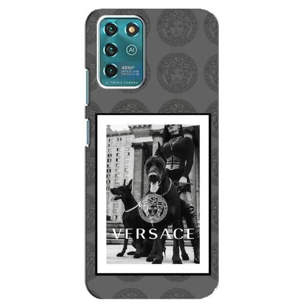 Чехол с принтом «Версаче» для ZTE Blade V30 Vita Чехол с принтом «Версаче» для ZTE Blade V30 Vita