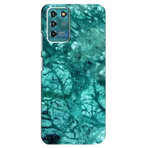 Мраморный чехол на ZTE Blade V30 Vita (VPrint) (Зеленый мрамор)