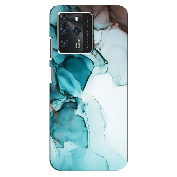Чехол с принтом «Бирюзовый мрамор» для ZTE Blade V30