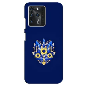 Чехлы для ZTE Blade V30  Укр. Символика (AlphaPrint) (Цветочный Герб)