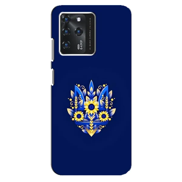 Чохол з принтом «Квітковий Герб» для ZTE Blade V30