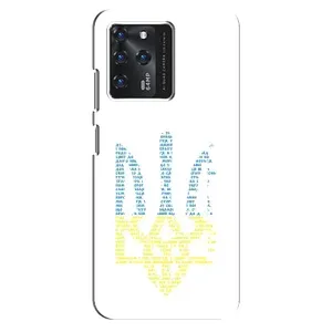Чехлы для ZTE Blade V30  Укр. Символика (AlphaPrint) (Герб из букв)