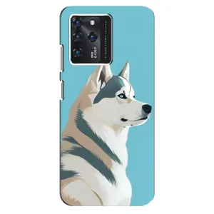 Чохол з Хаскі ZTE Blade V30 - (AlphaPrint) (Хаскі арт)