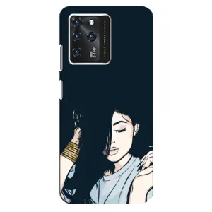Чохол з друком для ZTE Blade V30 - (Мода) (AlphaPrint) (Гарна дівчина)