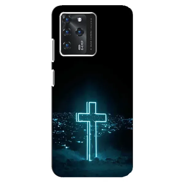 Чехол с принтом «Крест и город» для ZTE Blade V30