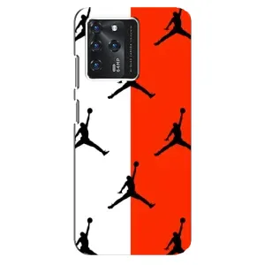Чехлы для ZTE Blade V30 - с картинкой JORDAN (AlphaPrint) (Лого Джордан)
