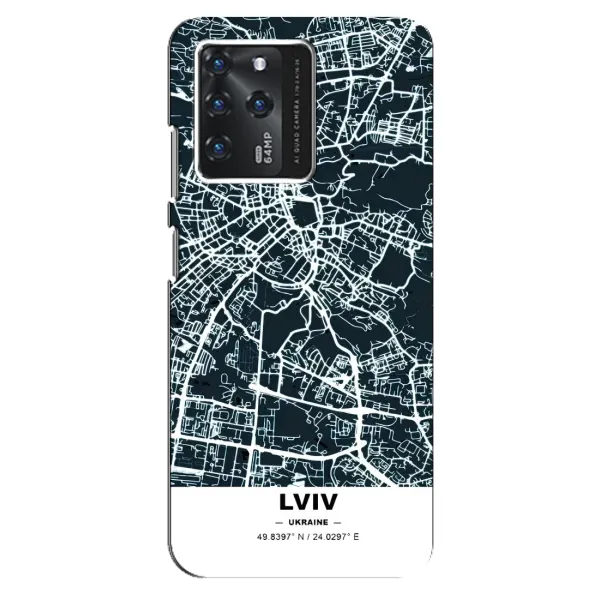 Чехол с принтом «Львов» для ZTE Blade V30