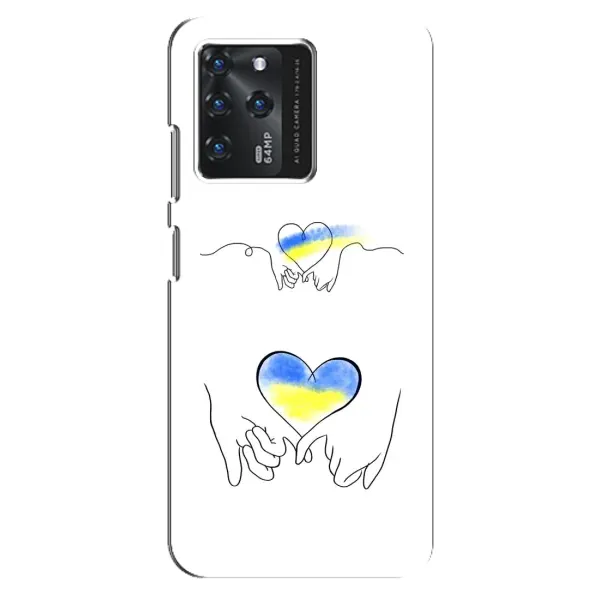 Чехол с принтом «Мир Украине» для ZTE Blade V30 Чехол с принтом «Мир Украине» для ZTE Blade V30