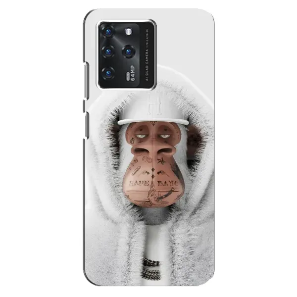 Чохол з принтом «мавпа NFT в тату» для ZTE Blade V30