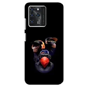 Чехол с Обезьянами ZTE Blade V30 - (AlphaPrint) (Три обезьяны)