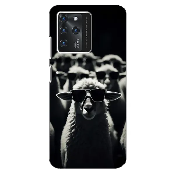 Чехол с принтом «Овечка в очках» для ZTE Blade V30