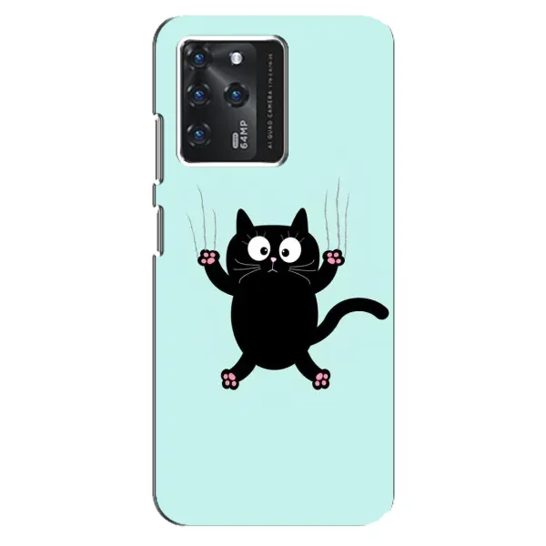 Чохол з принтом «Падаючий кіт» для ZTE Blade V30