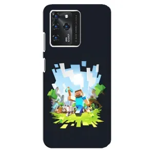 Чохол Майнкрафт на ZTE Blade V30 (AlphaPrint) Minecraft (персонажі Minecraft)