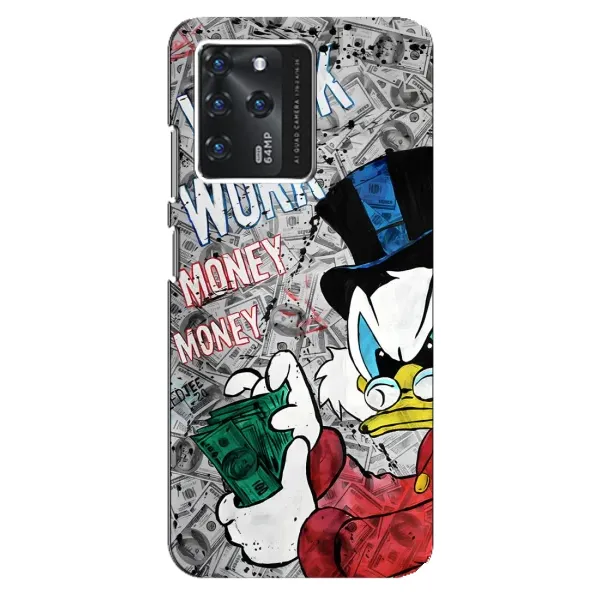 Чехол с принтом «Работа Работа» для ZTE Blade V30