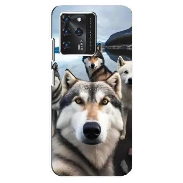 Чехол с принтом «Селфи ХАски» для ZTE Blade V30 Чехол с принтом «Селфи ХАски» для ZTE Blade V30