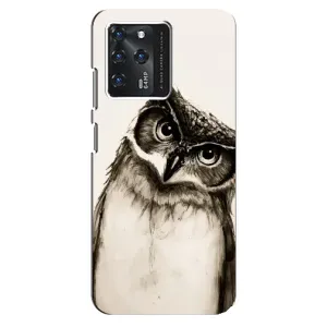 Чехол с птицами на ZTE Blade V30 (VPrint) (Сова)
