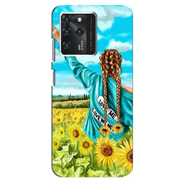 Чехол с принтом «Украиночка» для ZTE Blade V30 Чехол с принтом «Украиночка» для ZTE Blade V30