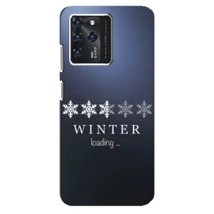 Зимние Чехлы для ЗТЕ Блейд В30 - прозрачный фон (Winter loading)