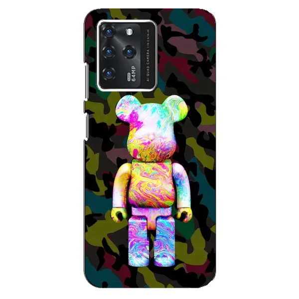 Чехол с принтом «Яркий Bearbrick» для ZTE Blade V30