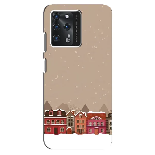 Чехол с принтом «Зимний город» для ZTE Blade V30