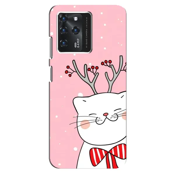 Чехол с принтом «Зимний кот» для ZTE Blade V30