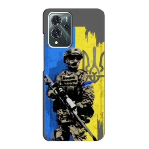 Чехлы с картинкой ЗСУ для ZTE Blade V40 Pro (AlphaPrint) (АРТ солдат)